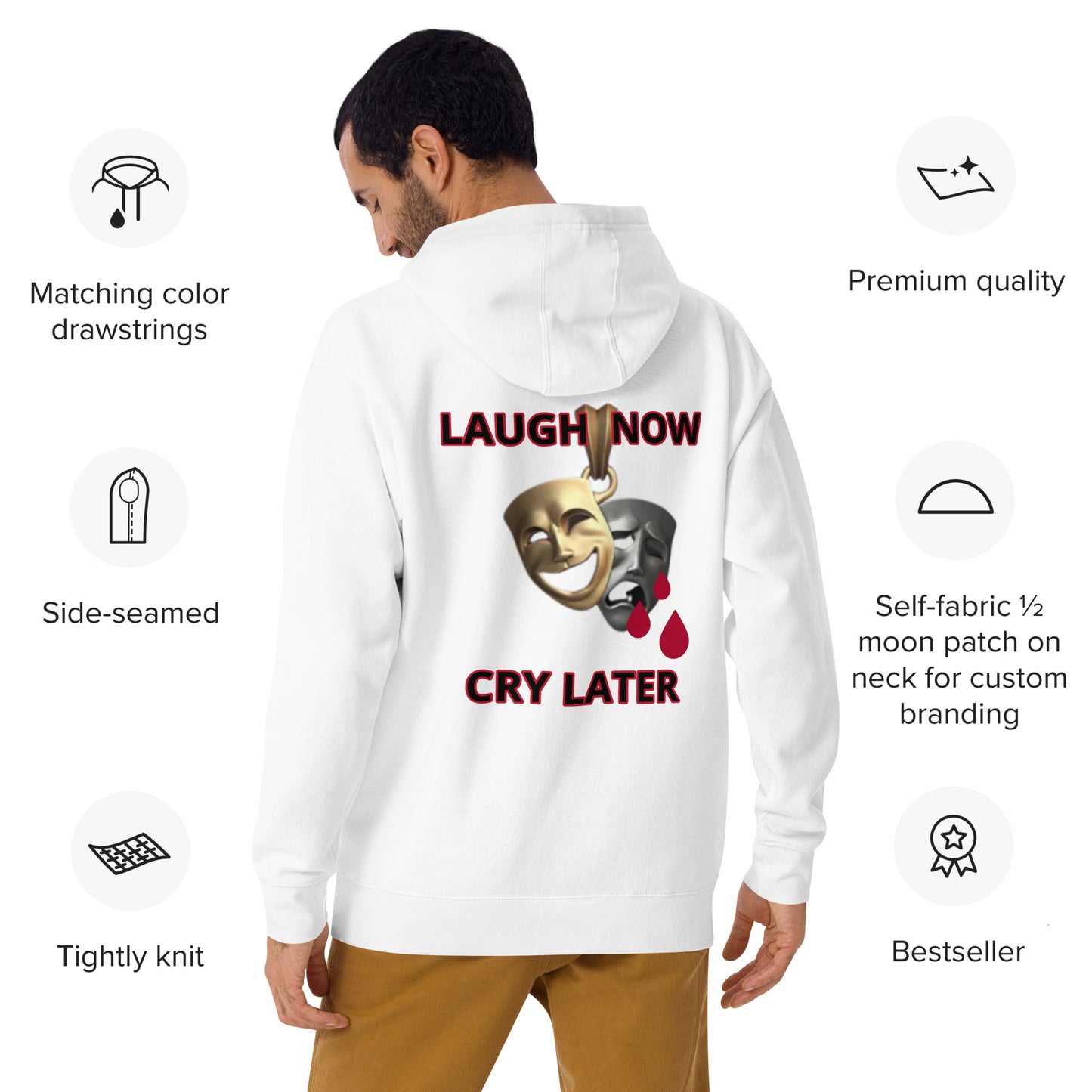 Laugh Now Unisex Hoodie