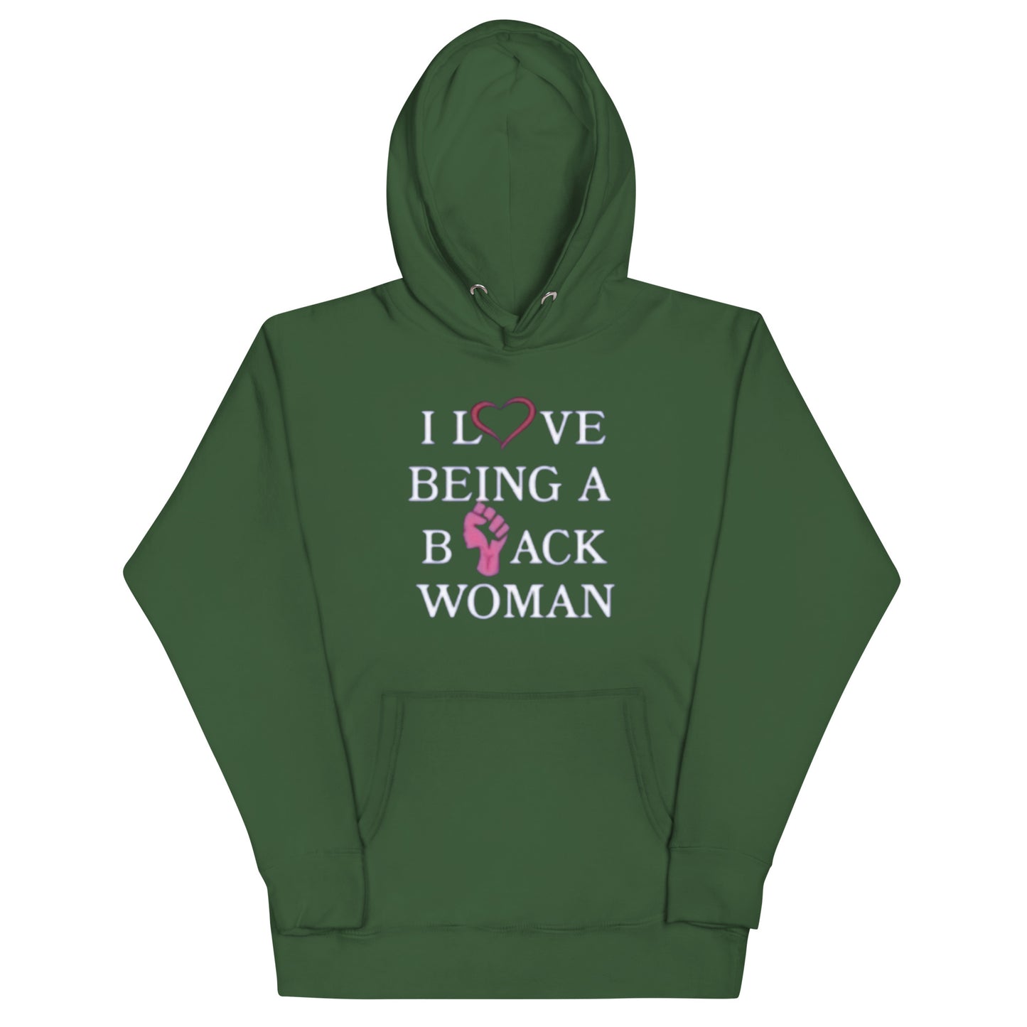 I love being a Black Women Unisex Hoodie