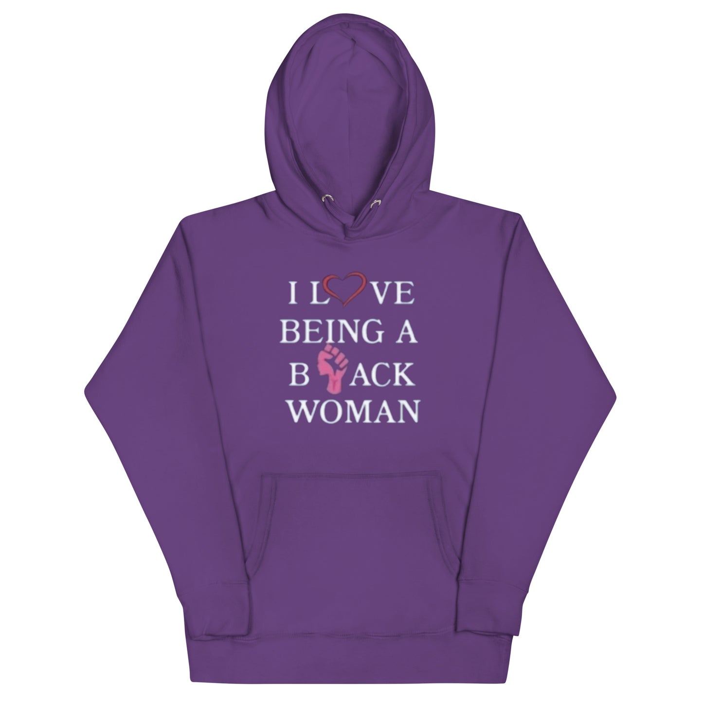 I love being a Black Women Unisex Hoodie