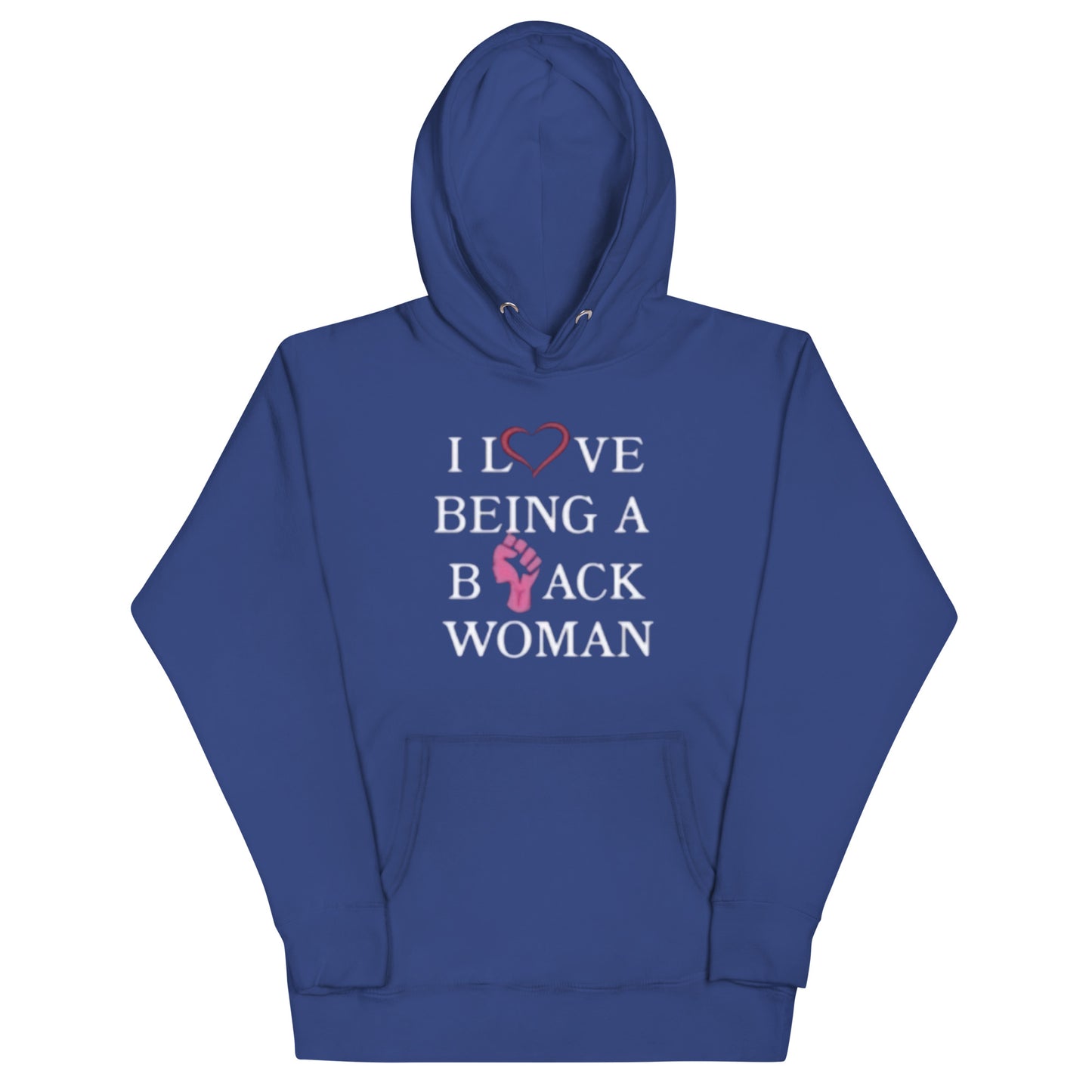 I love being a Black Women Unisex Hoodie