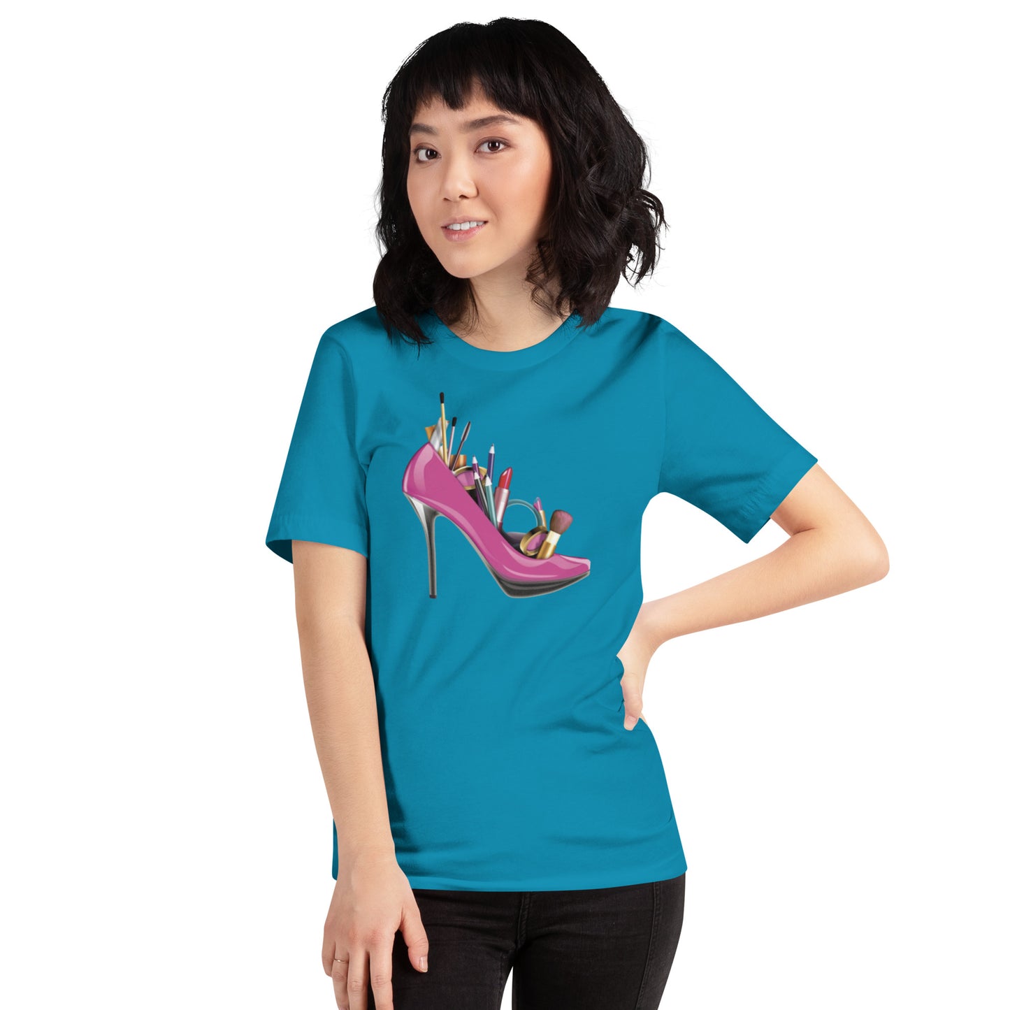 Heeled Unisex t-shirt