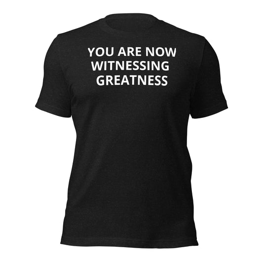 Greatness Unisex t-shirt
