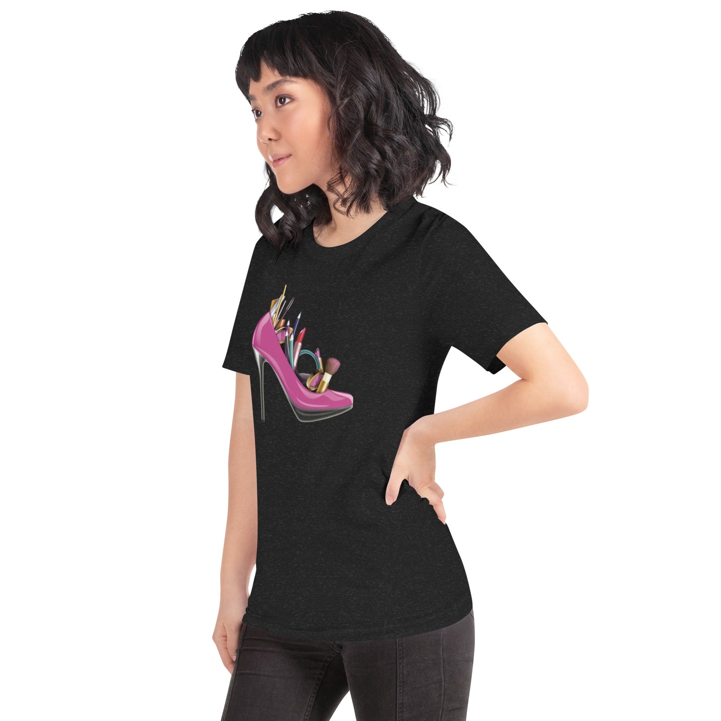 Heeled Unisex t-shirt