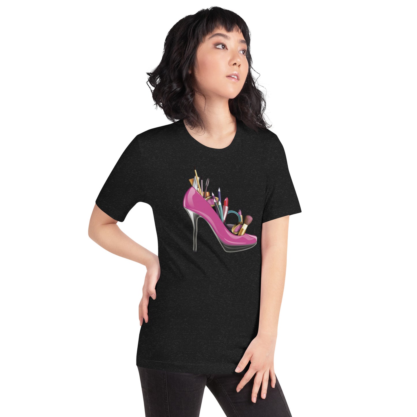 Heeled Unisex t-shirt