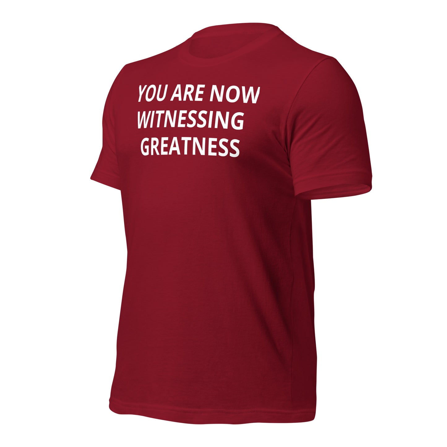 Greatness Unisex t-shirt