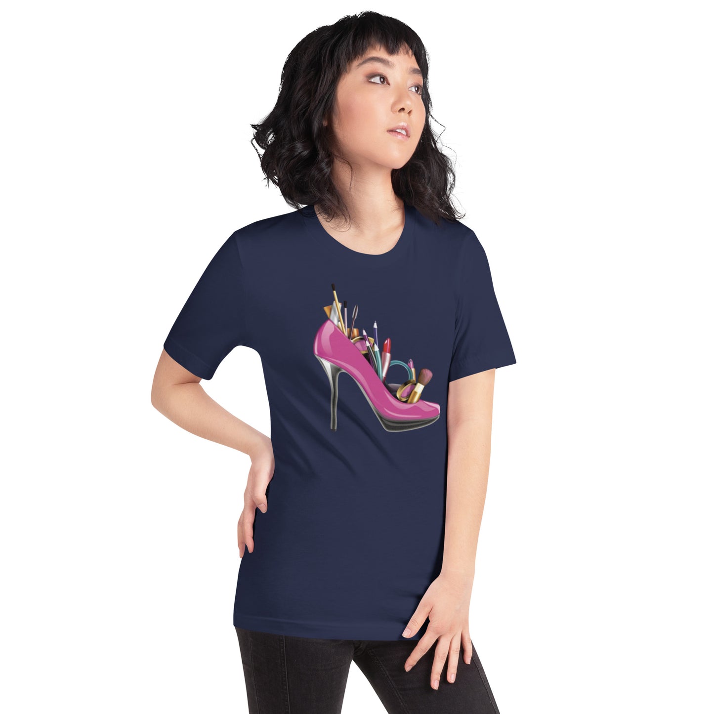 Heeled Unisex t-shirt