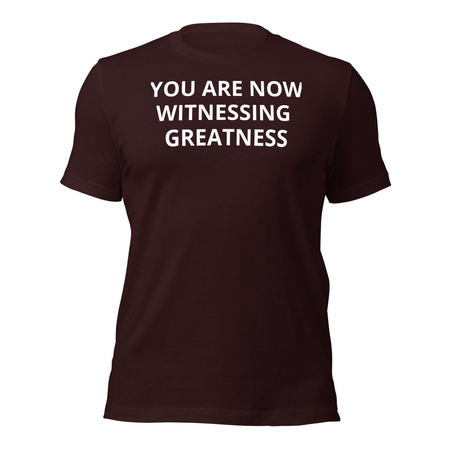 Greatness Unisex t-shirt