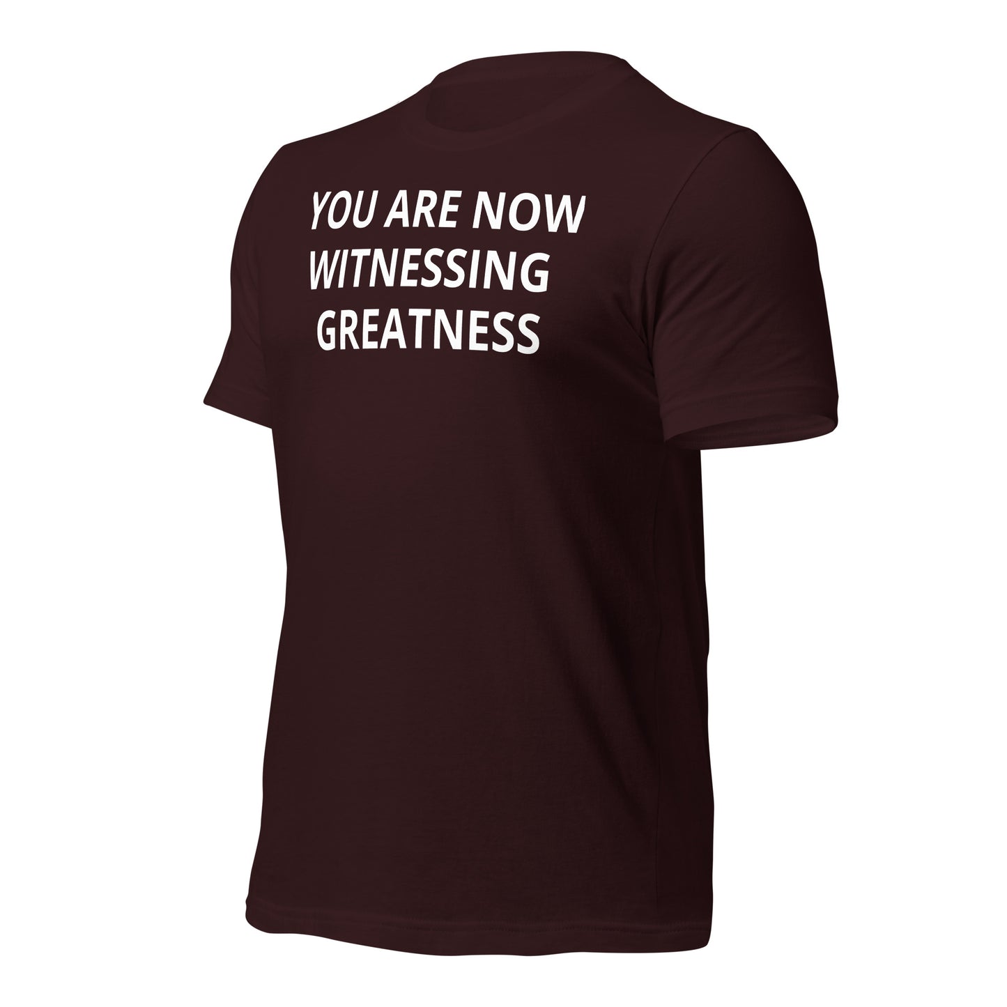 Greatness Unisex t-shirt