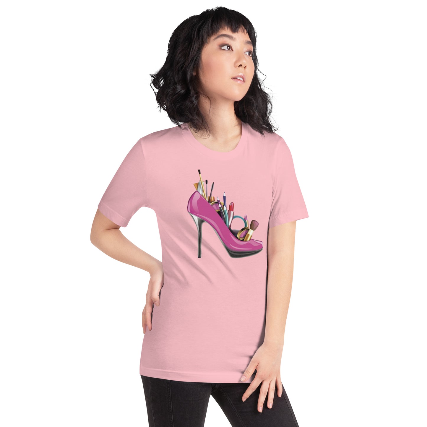Heeled Unisex t-shirt