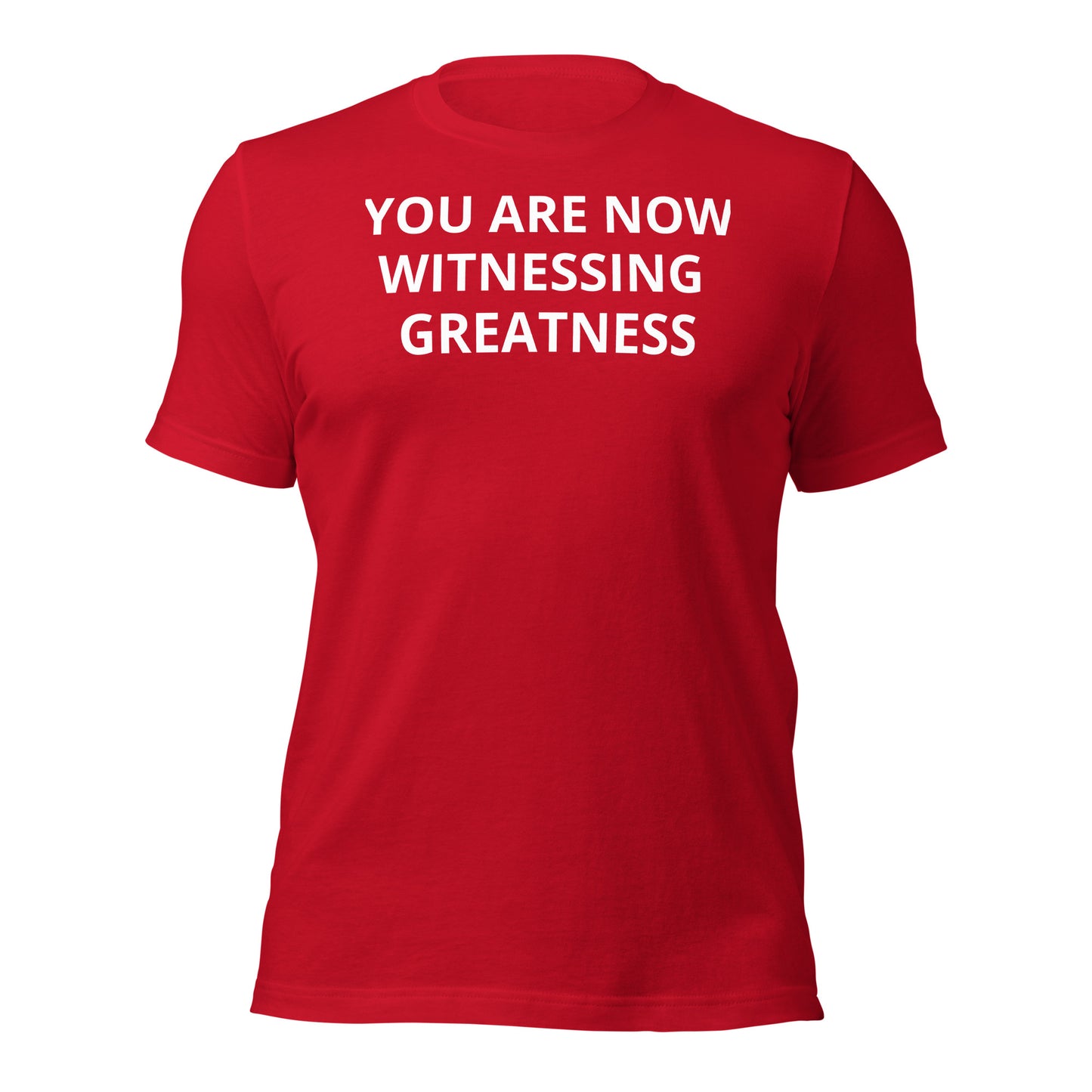 Greatness Unisex t-shirt