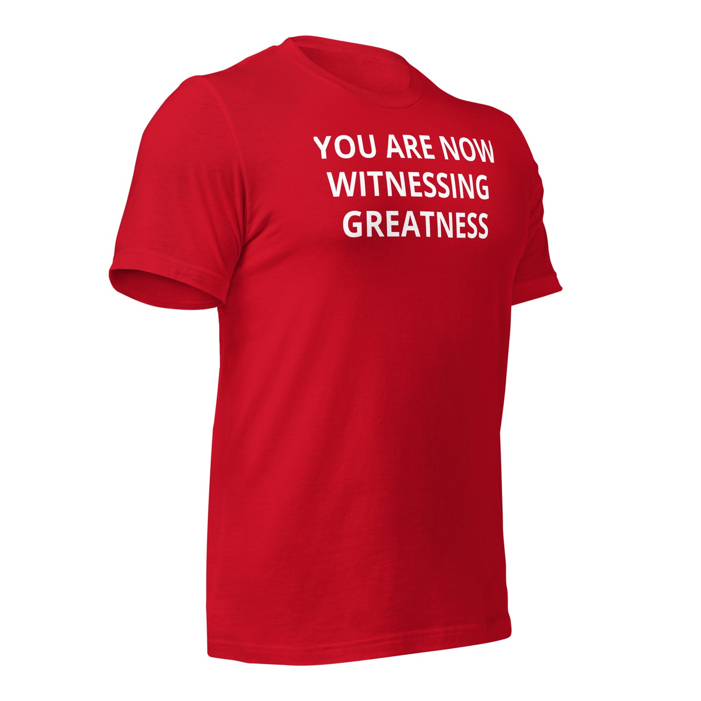 Greatness Unisex t-shirt