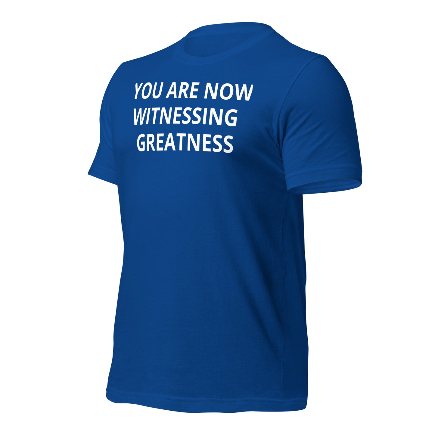 Greatness Unisex t-shirt