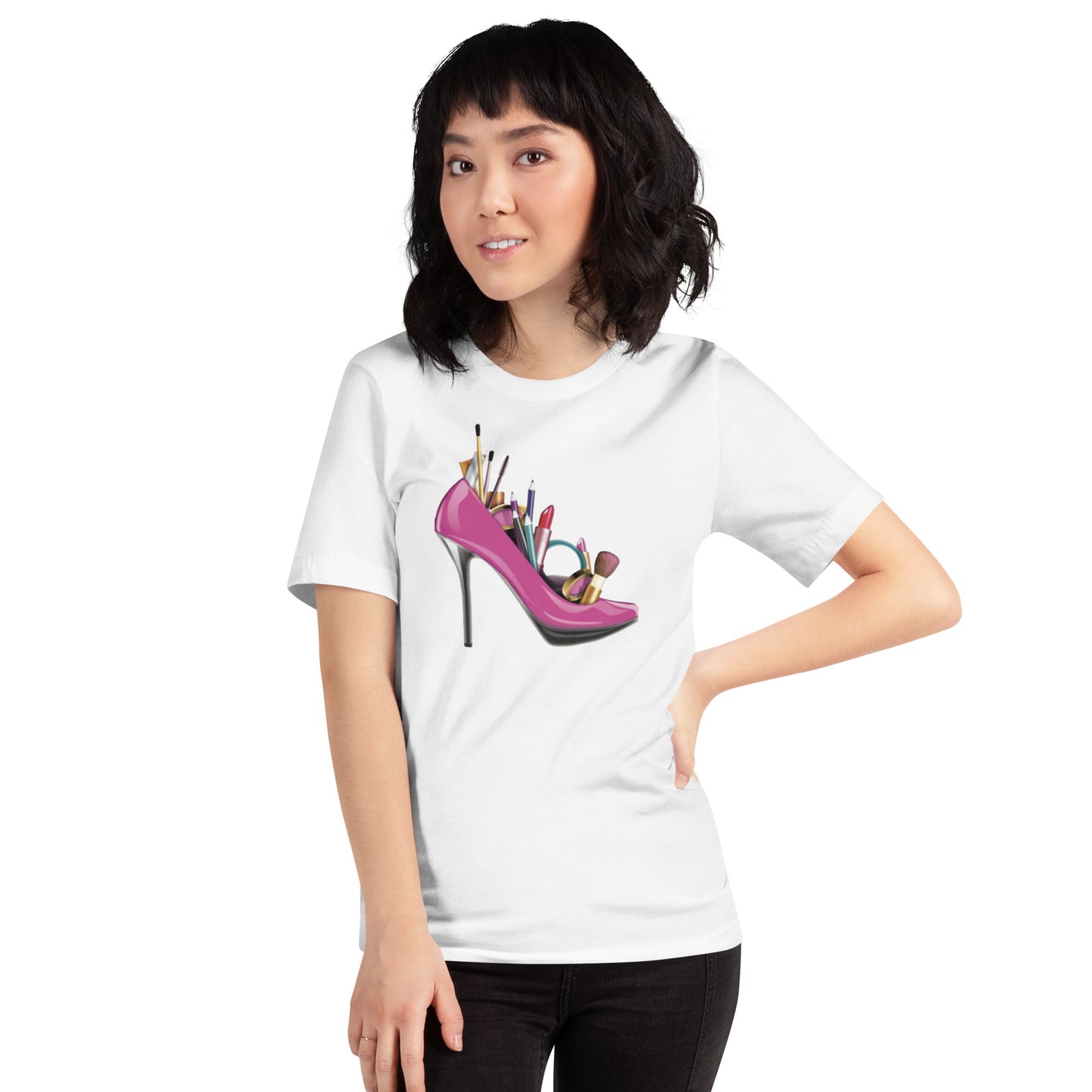 Heeled Unisex t-shirt