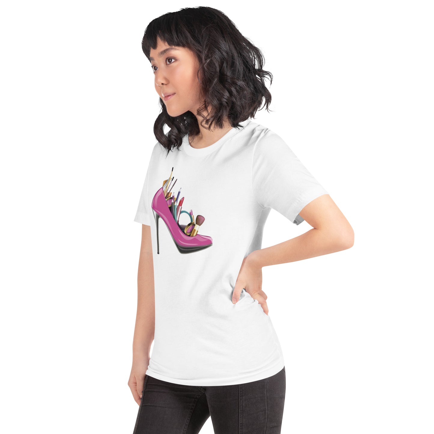 Heeled Unisex t-shirt