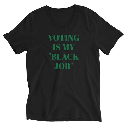 'Voting" Unisex Short Sleeve V-Neck T-Shirt