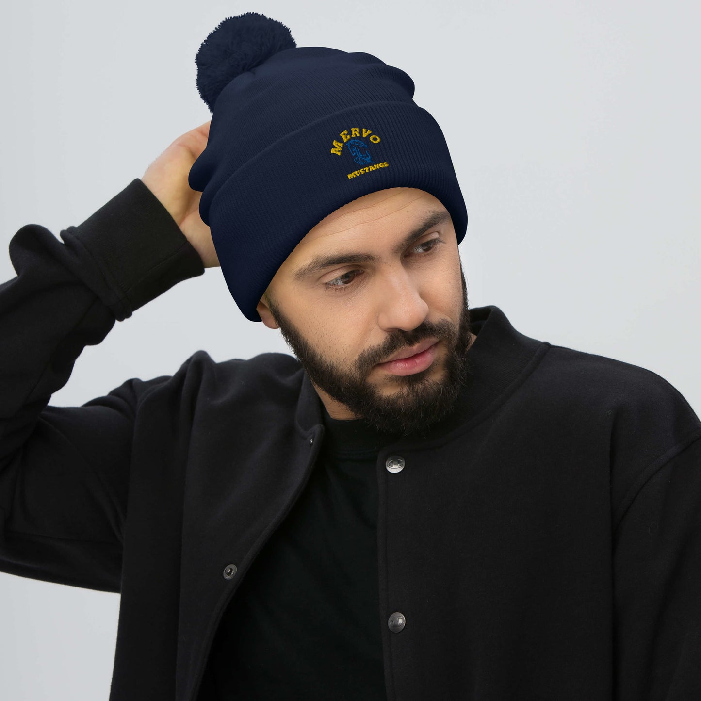 Mervo Pom-Pom Beanie