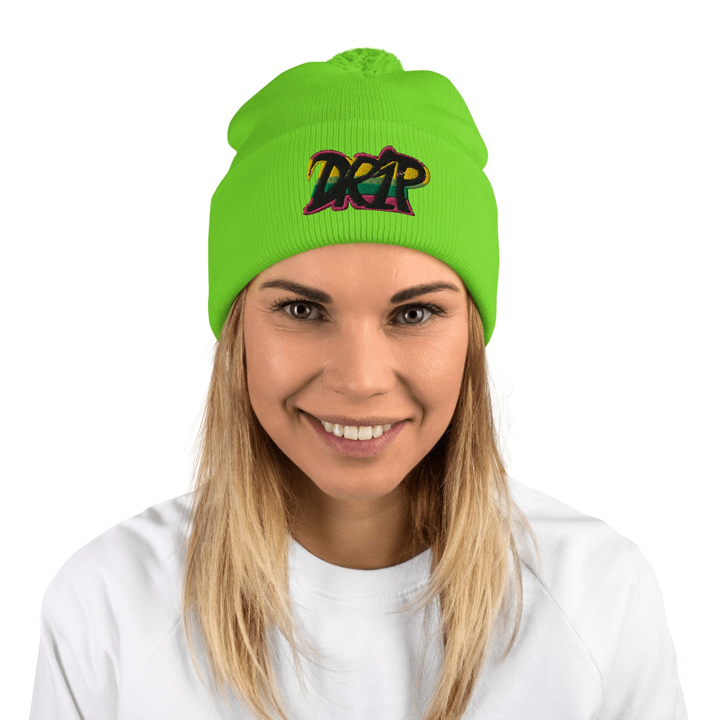 Drip Pom-Pom Beanie