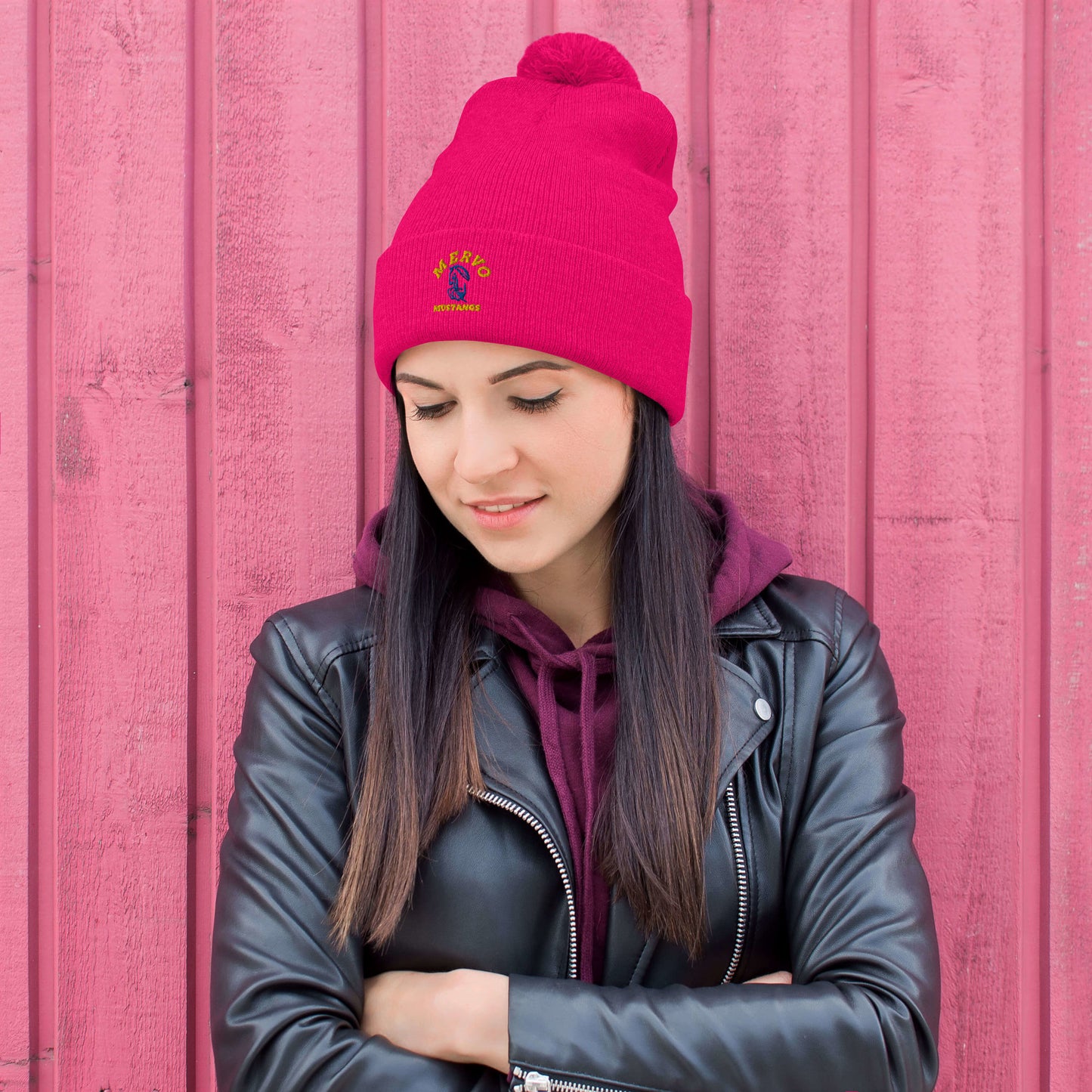 Mervo Pom-Pom Beanie
