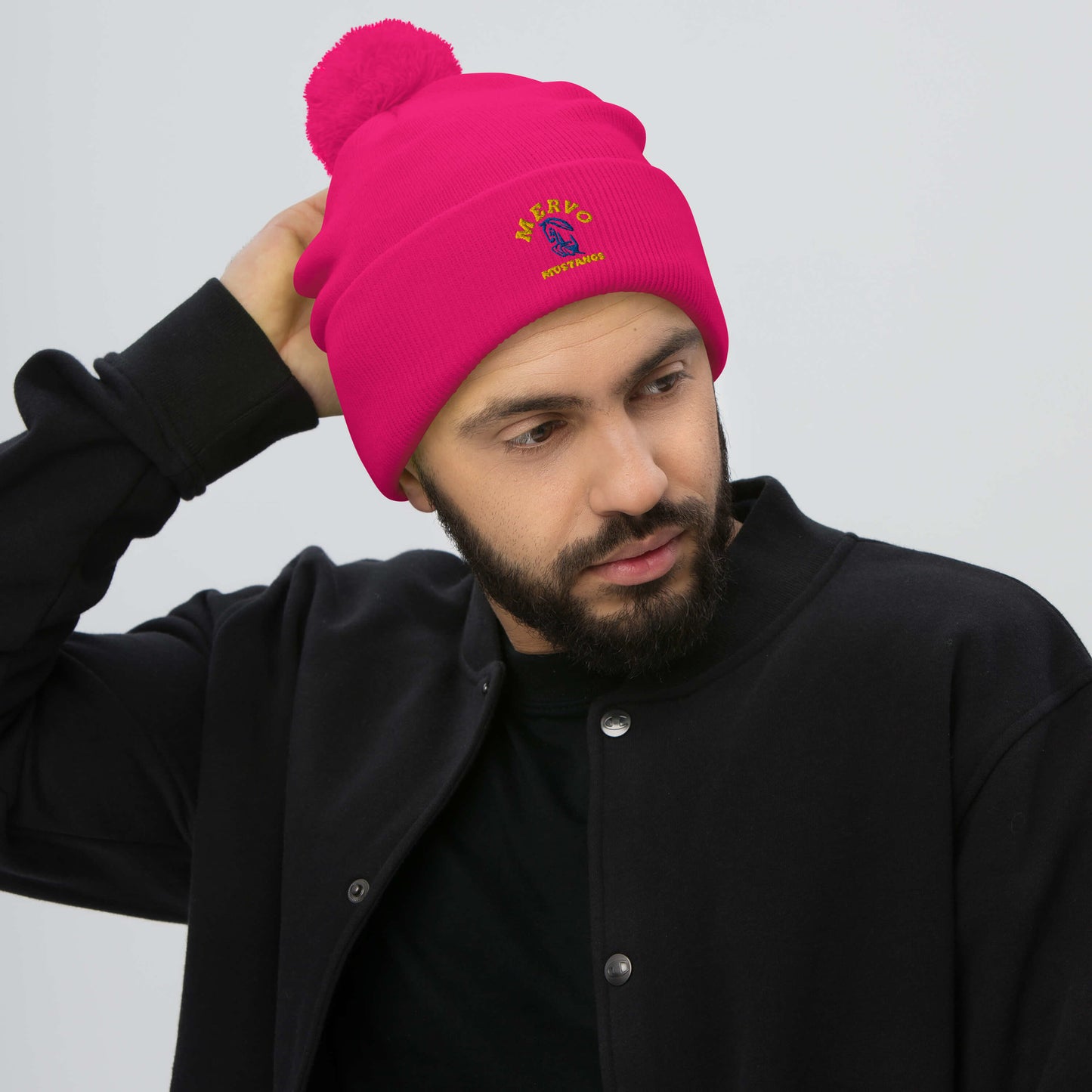 Mervo Pom-Pom Beanie