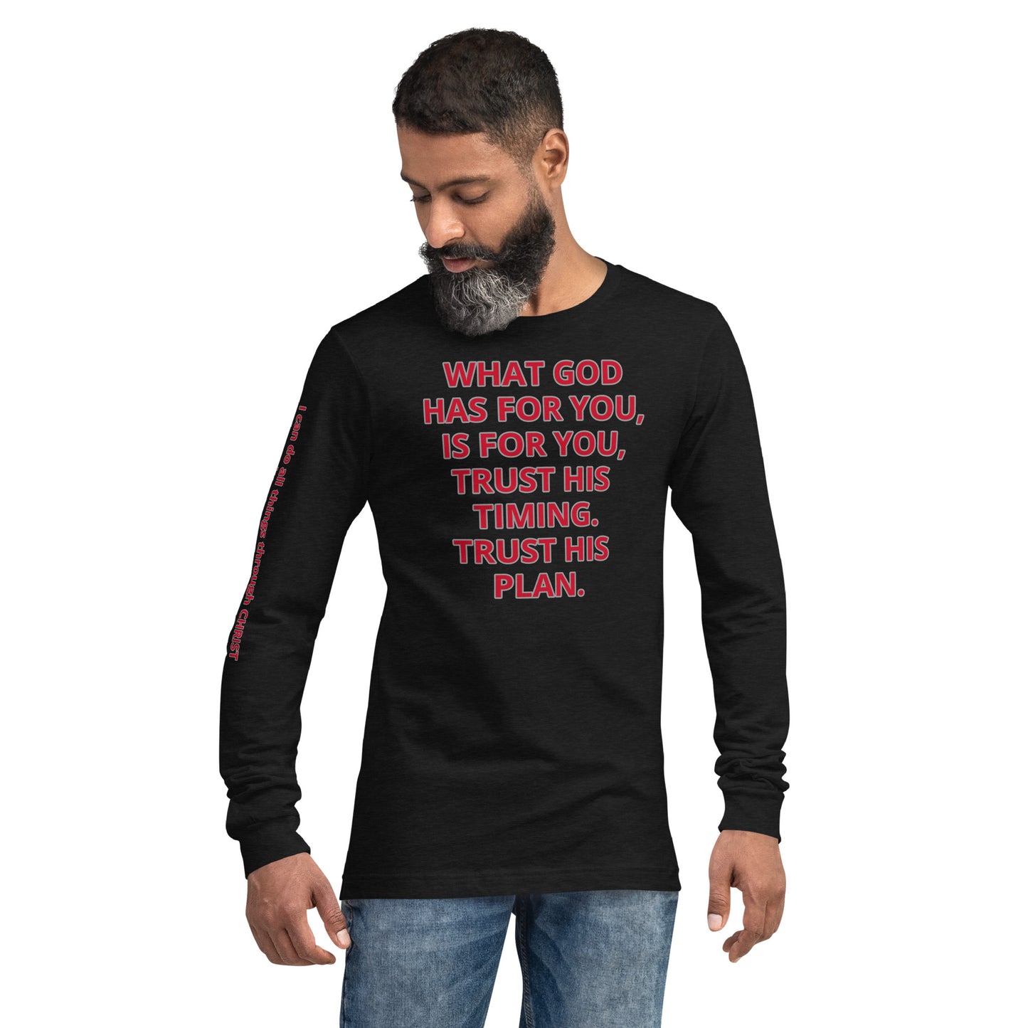 Trust GODS Timing Unisex Long Sleeve Tee