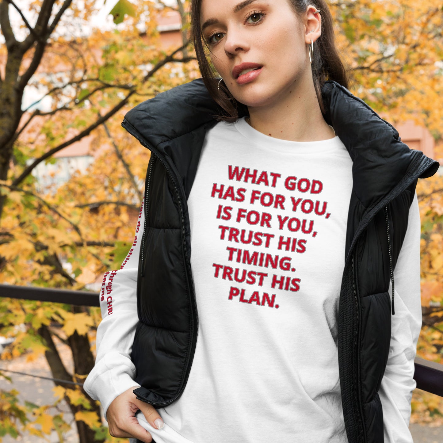 Trust GODS Timing Unisex Long Sleeve Tee