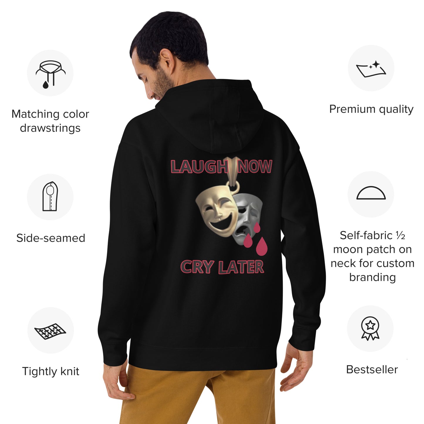 Laugh Now Unisex Hoodie