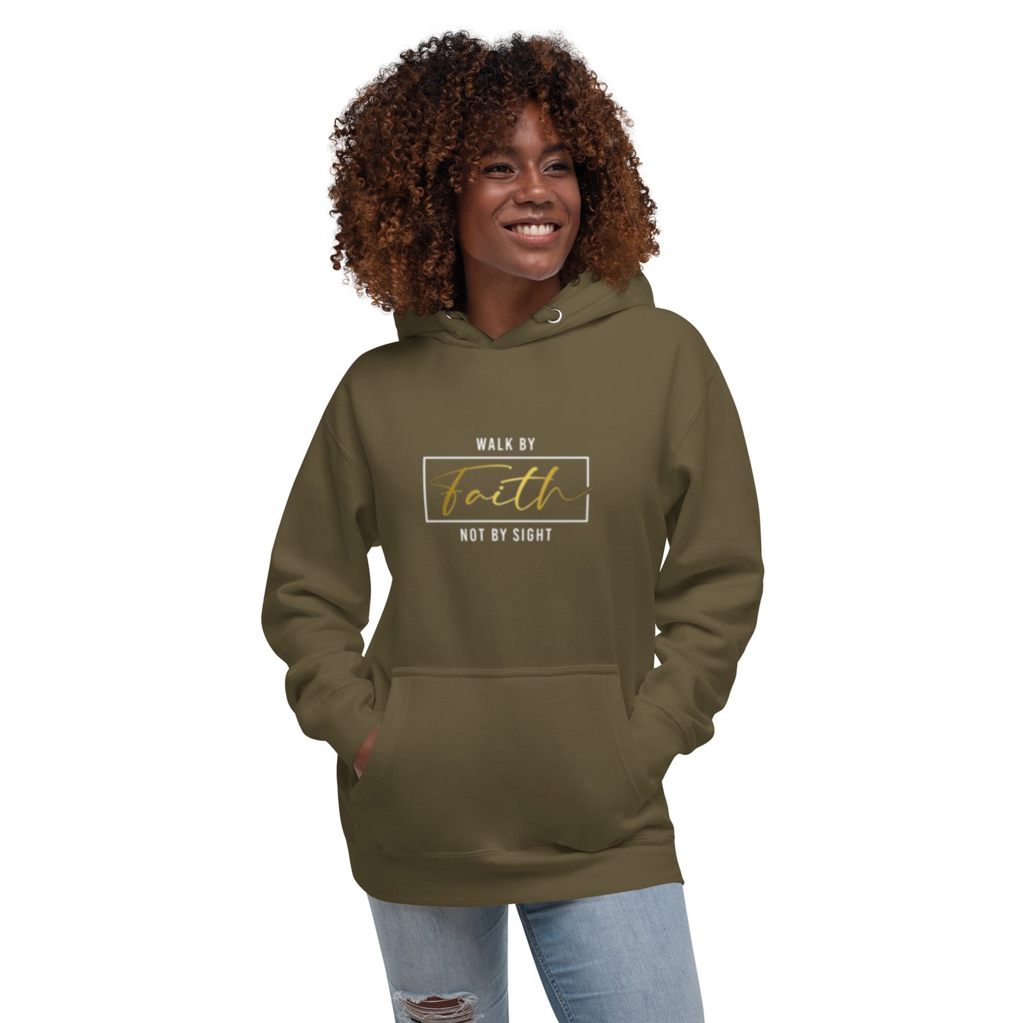 Walk By Faith Unisex Hoodie