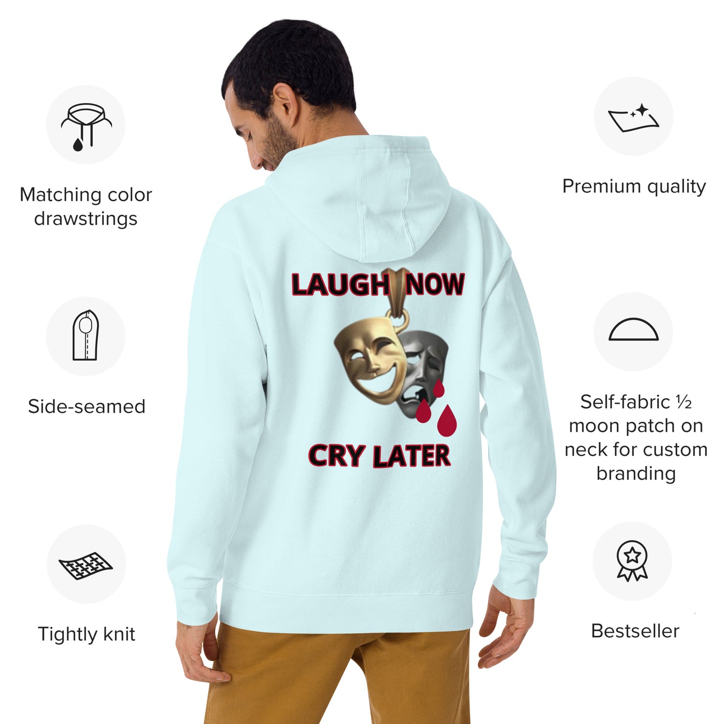 Laugh Now Unisex Hoodie