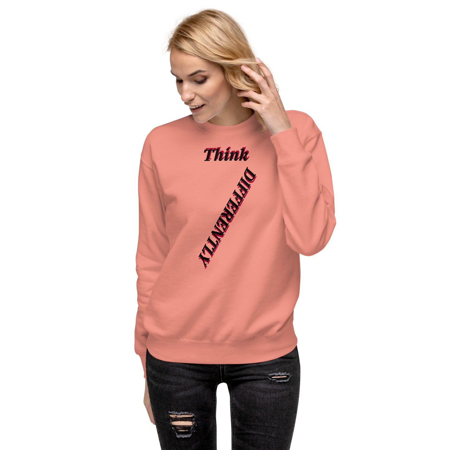 Think Differently Unisex Premium Sweatshirt