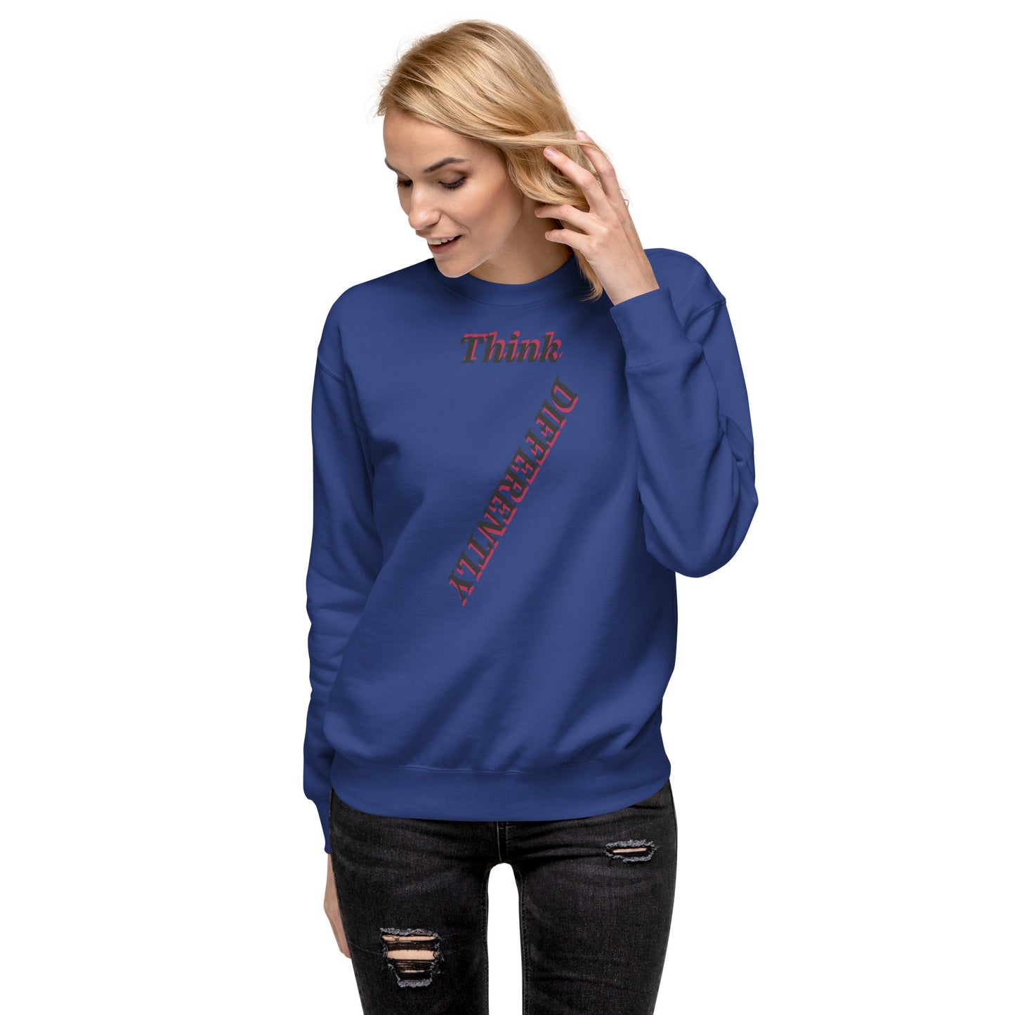 Think Differently Unisex Premium Sweatshirt