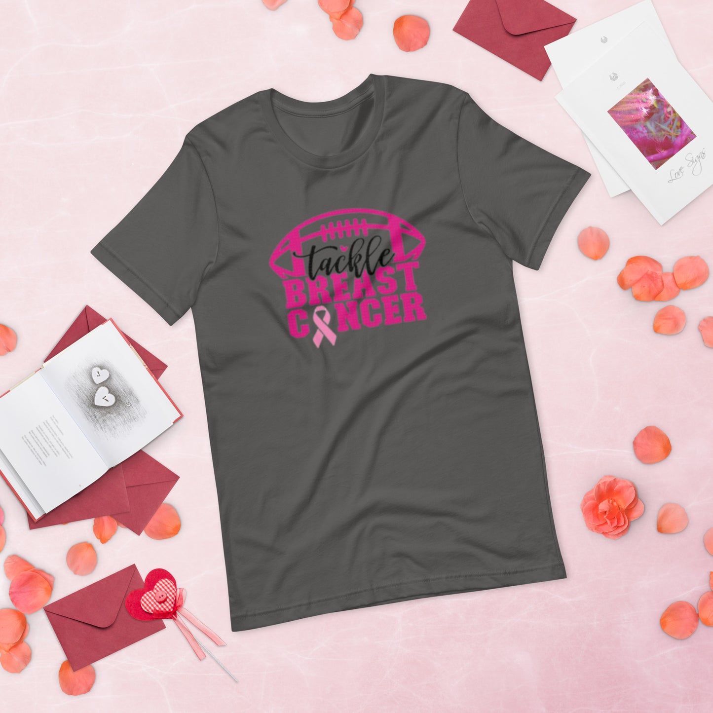 Tackle Breast Cancer Unisex t-shirt