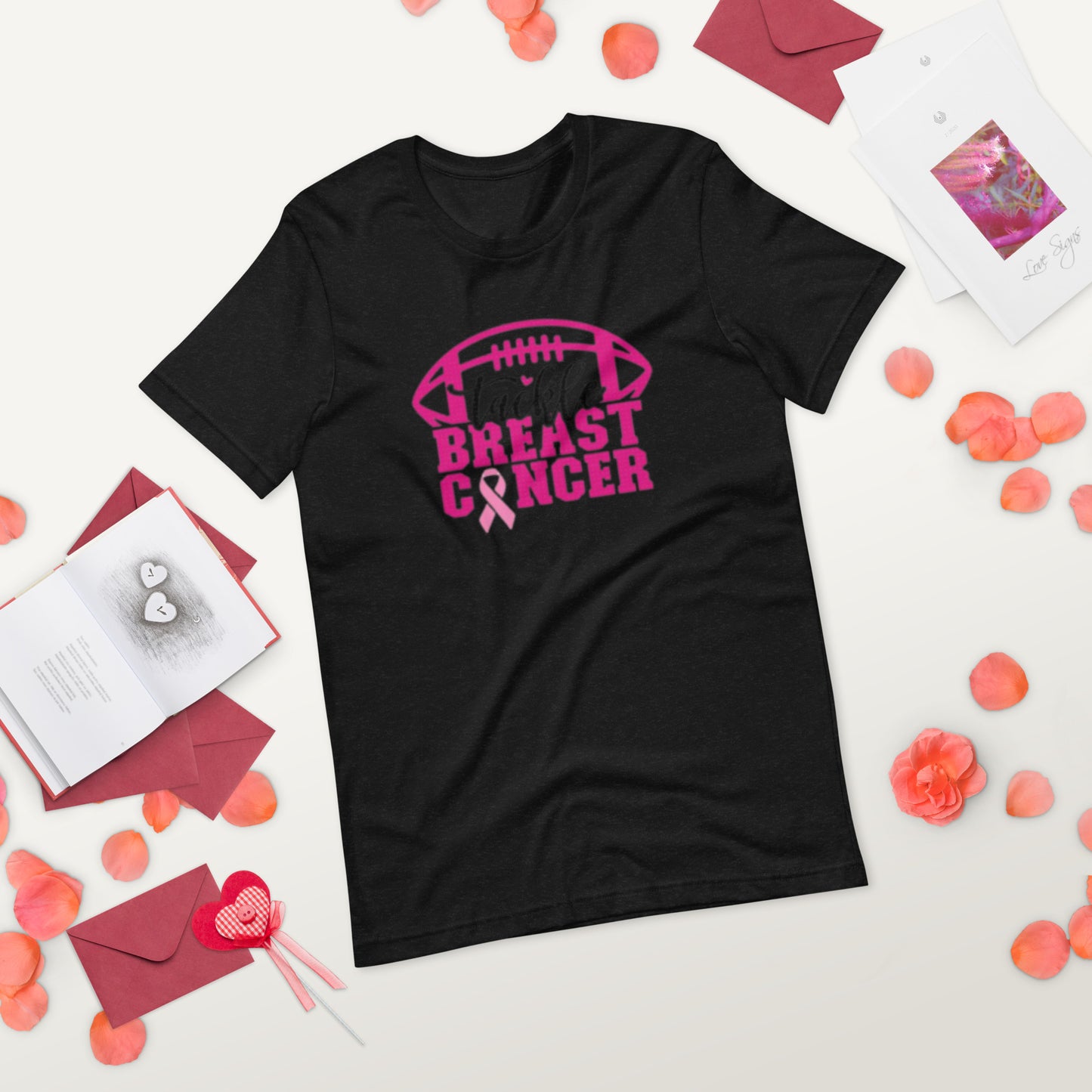 Tackle Breast Cancer Unisex t-shirt