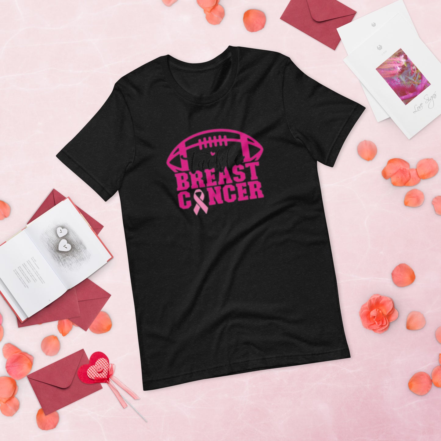 Tackle Breast Cancer Unisex t-shirt