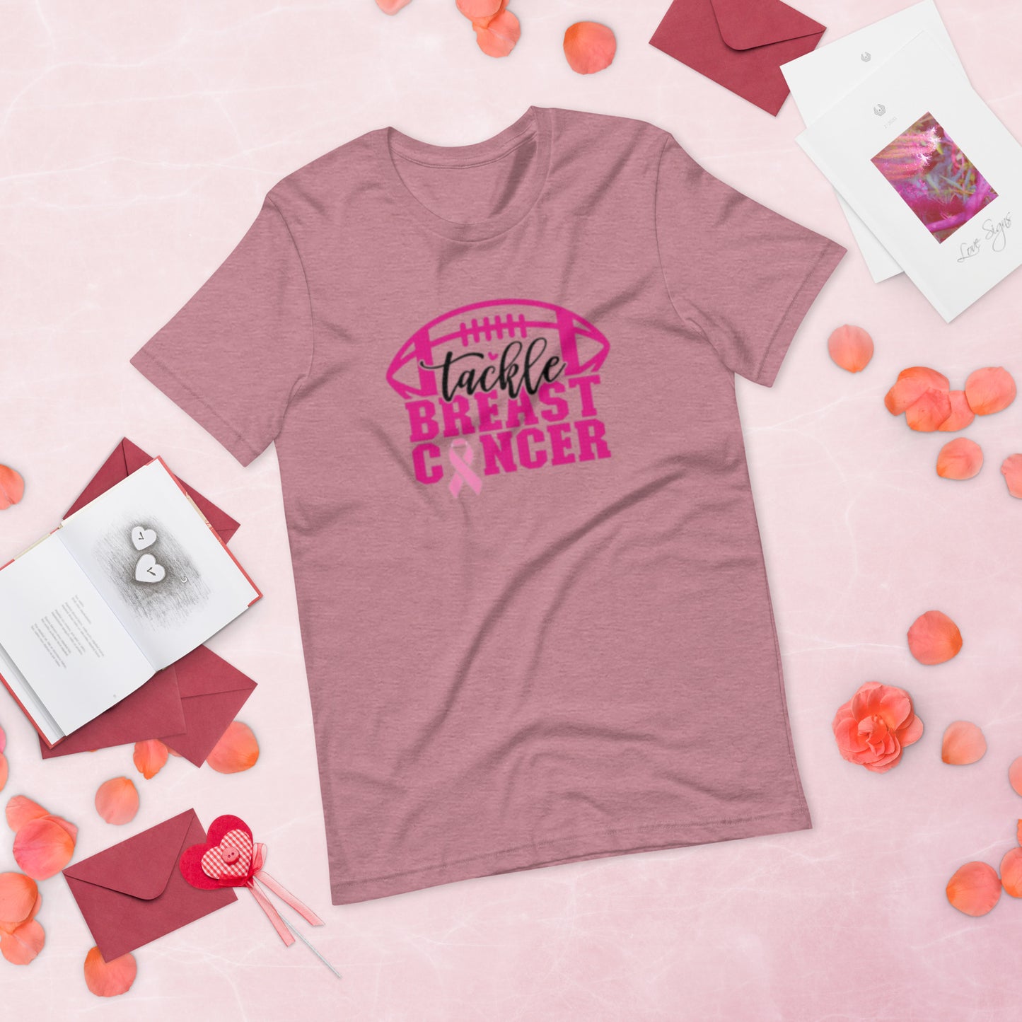 Tackle Breast Cancer Unisex t-shirt
