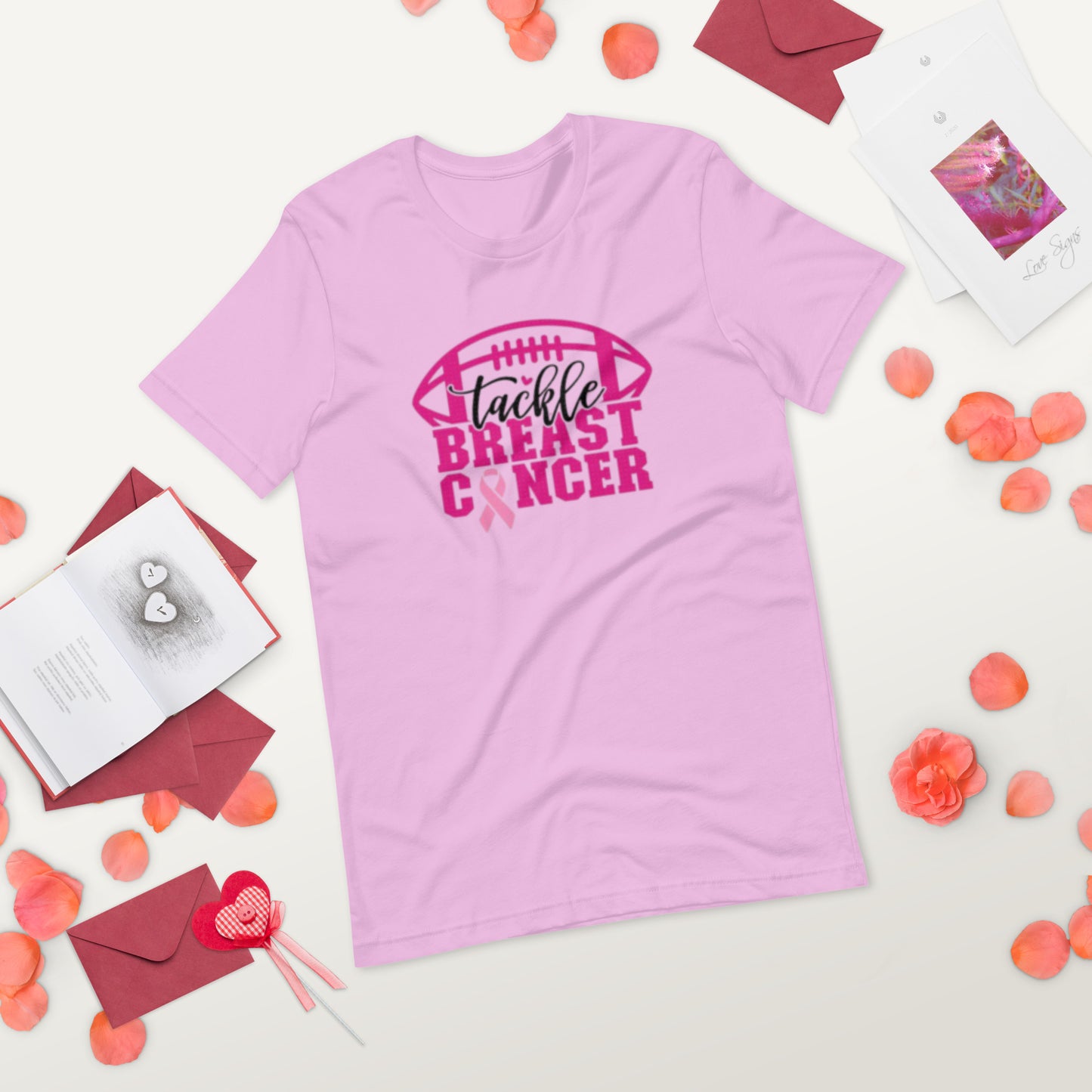 Tackle Breast Cancer Unisex t-shirt