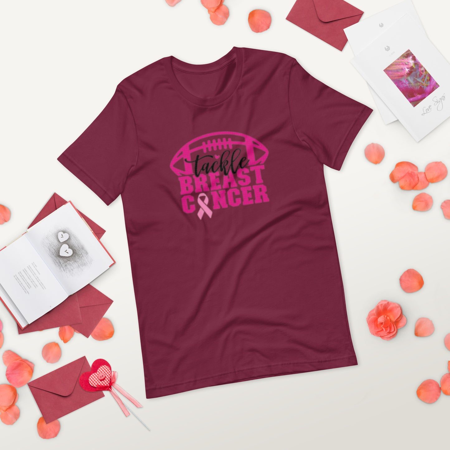 Tackle Breast Cancer Unisex t-shirt