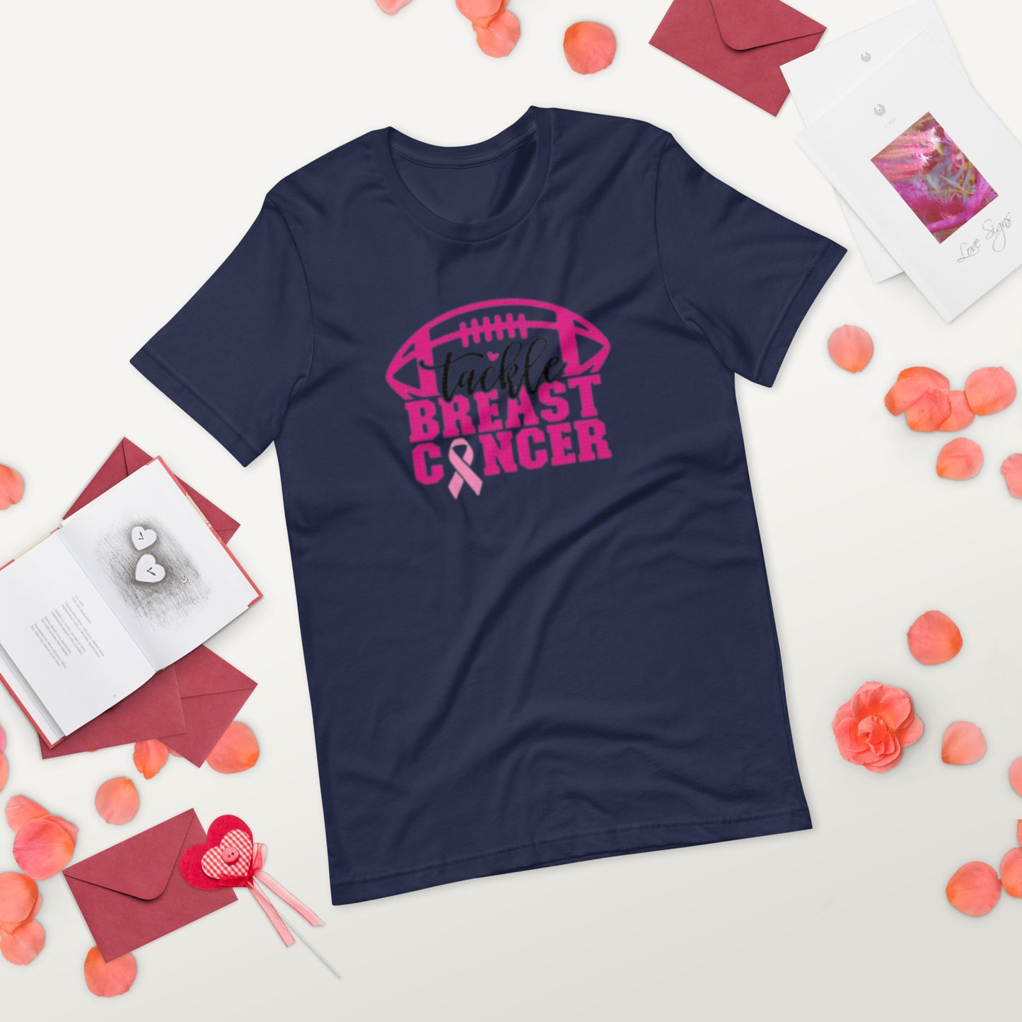 Tackle Breast Cancer Unisex t-shirt