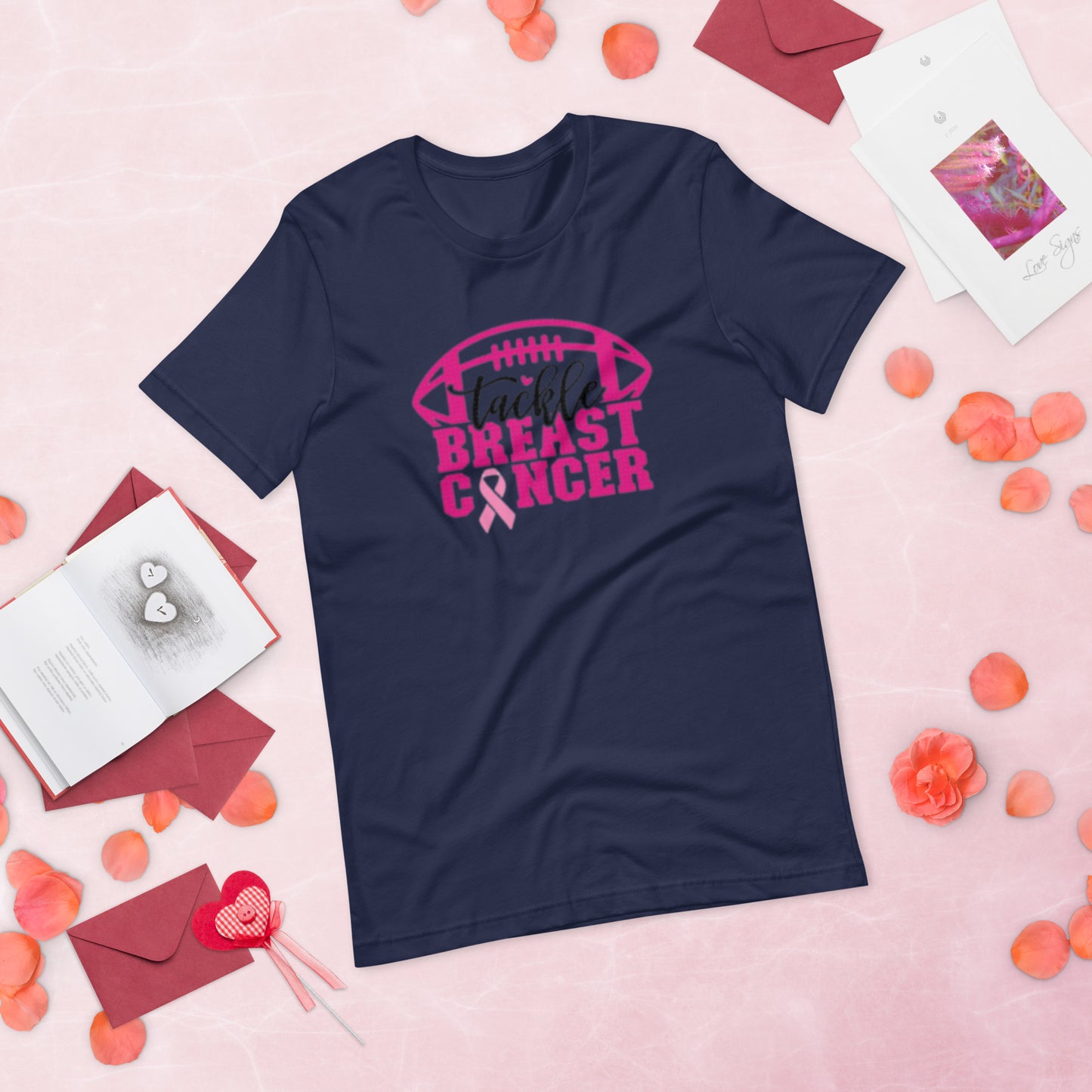 Tackle Breast Cancer Unisex t-shirt