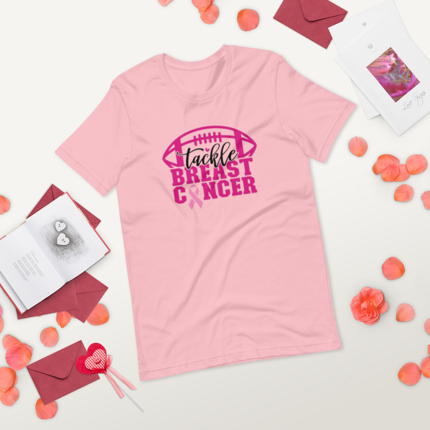 Tackle Breast Cancer Unisex t-shirt